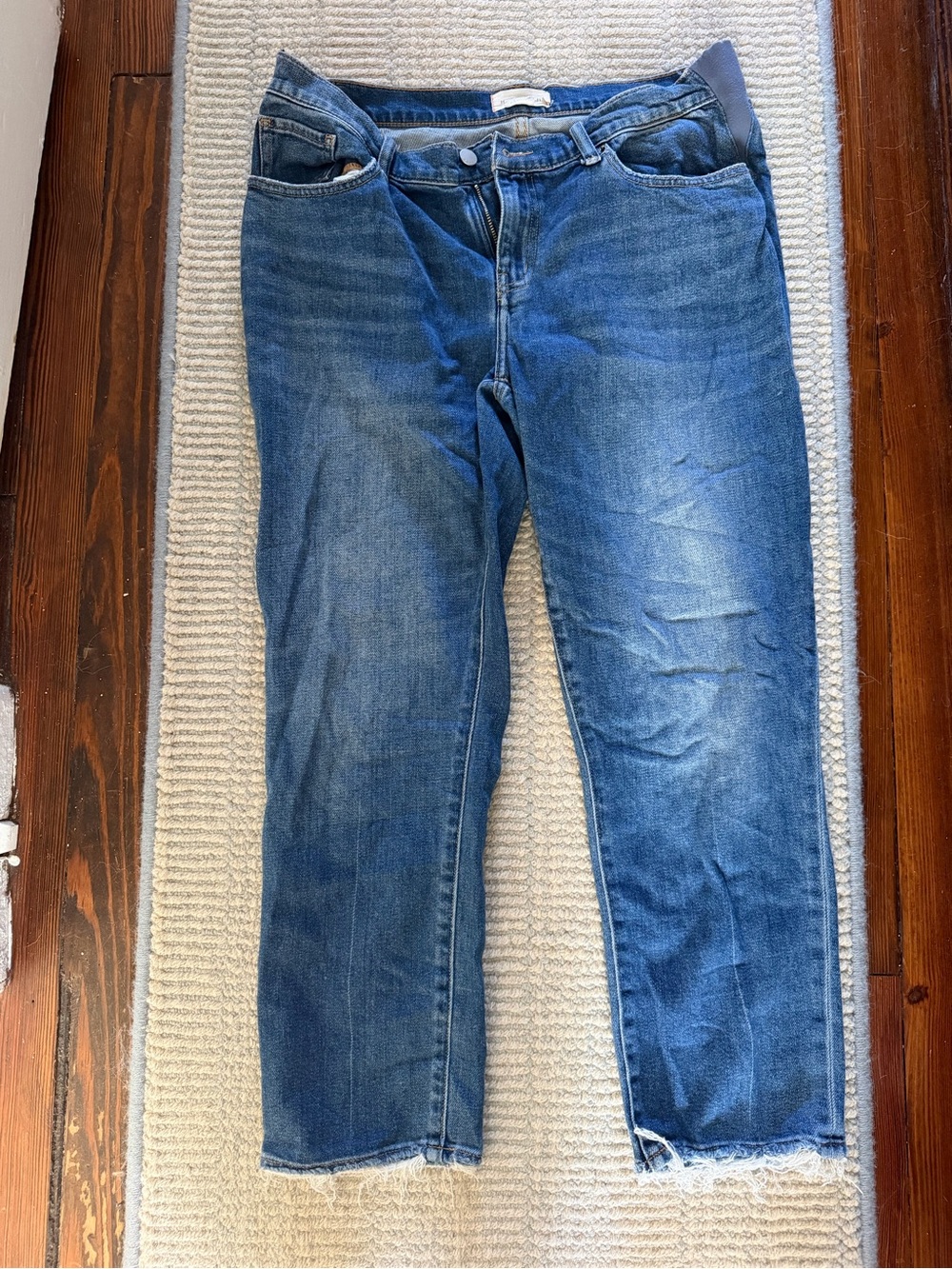 Hatch Maternity Women's Medium Blue Boyfriend Jeans Size 29